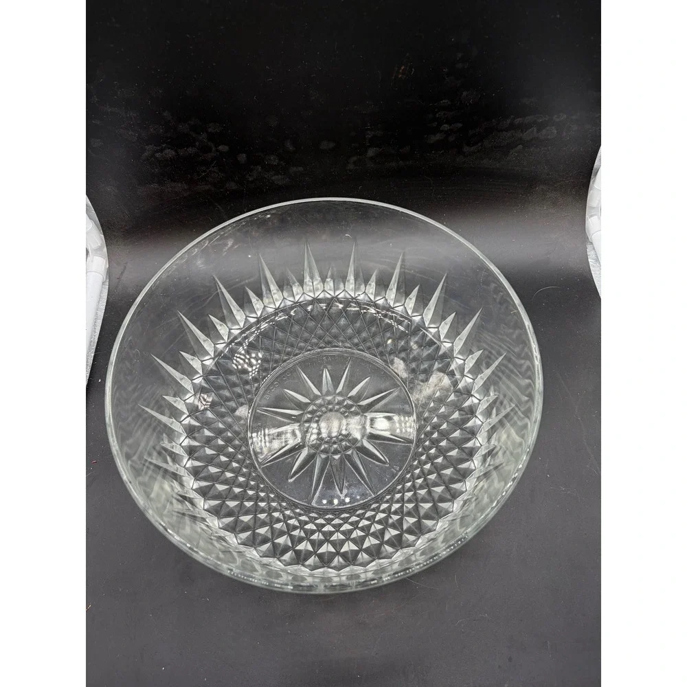 Vintage clear pressed